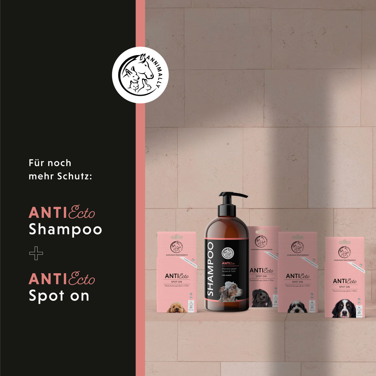 Anti Ecto Zecken- & Floh-Shampoo für Hunde – Tierpflege | Annimally