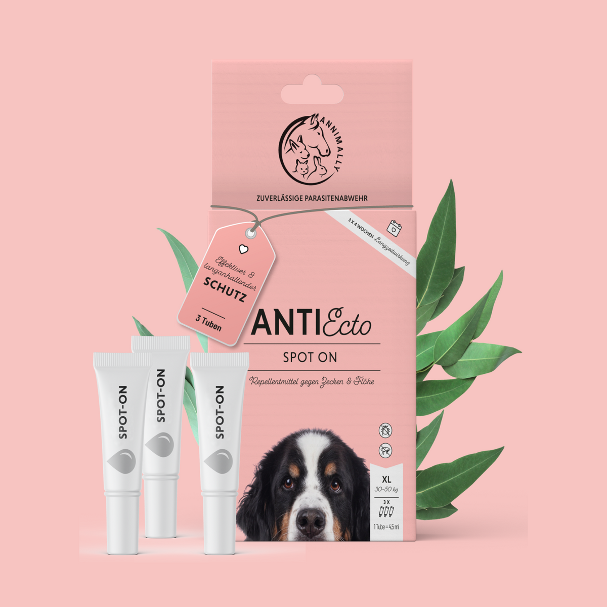 Natürliche Pflege für Hunde: Anti Ecto Spot On gegen Zecken & Flöhe – Ansicht 2