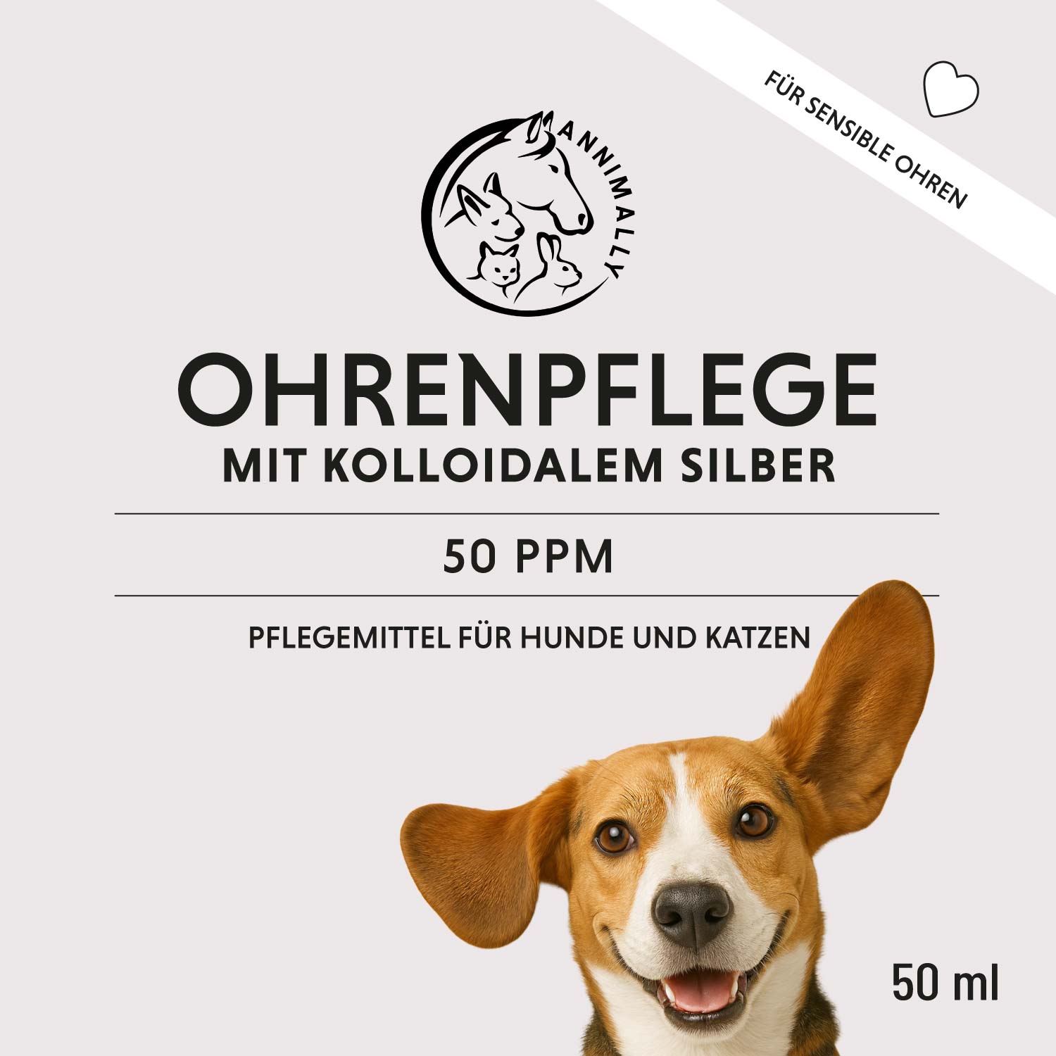 Ohrenpflege mit kolloidalem Silber 50 ppm