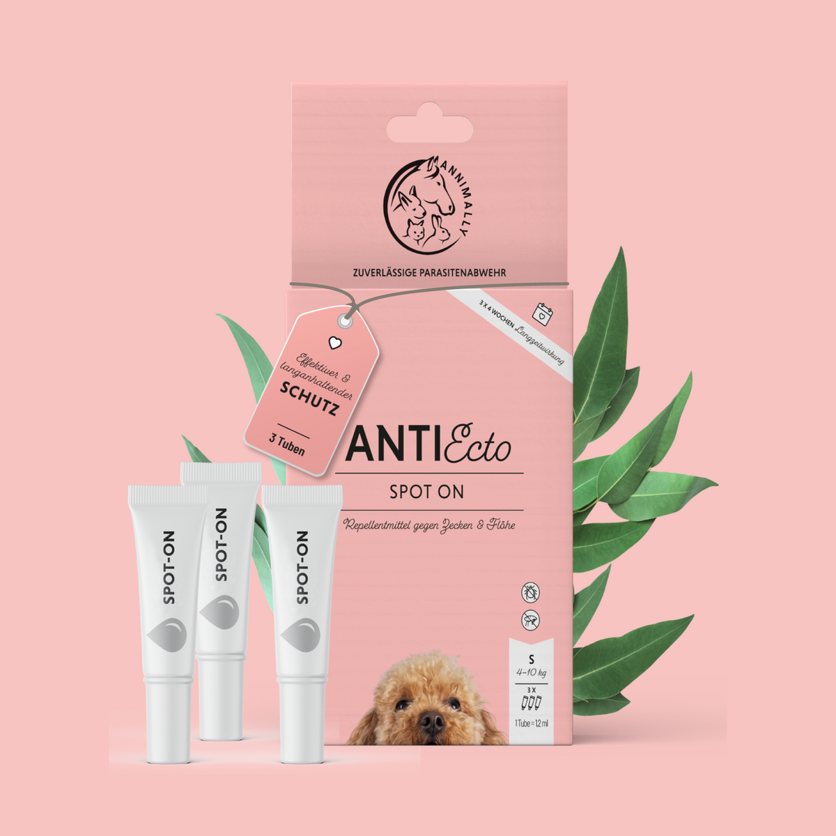 Pflegeprodukt für Hunde: Anti Ecto Spot On gegen Zecken & Flöhe