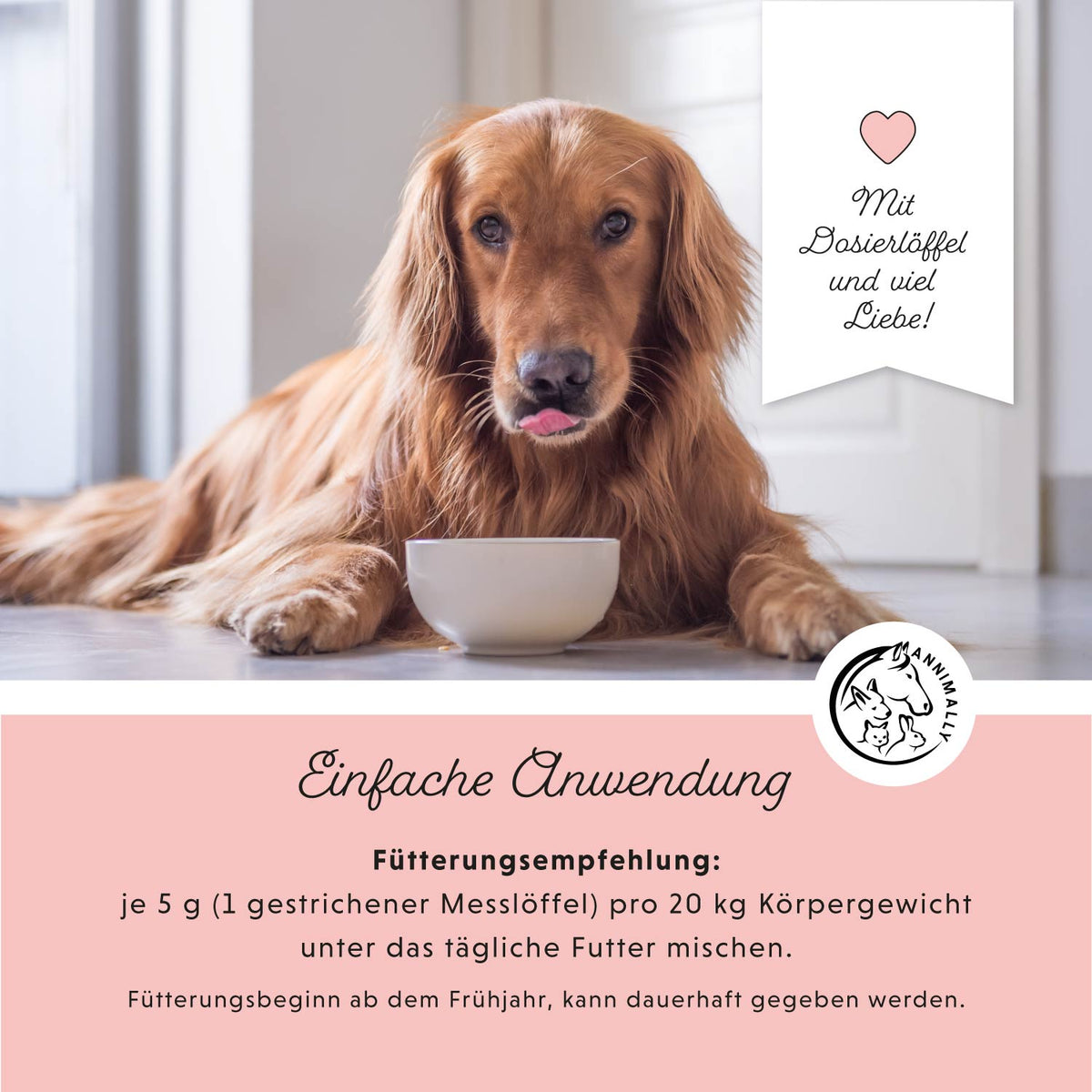 Futterzusatz für Hunde: Zec McWeg für natürlichen Zeckenschutz von innen
