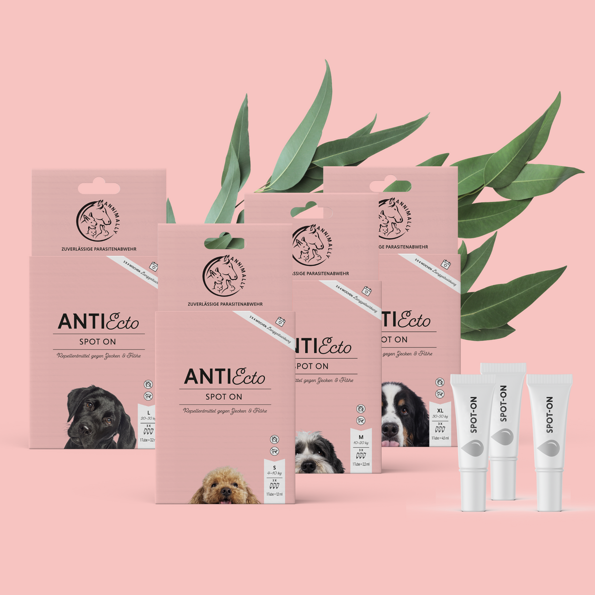 Anti Ecto Spot On für Hunde – Pflegeprodukt gegen Zecken & Flöhe | Annimally